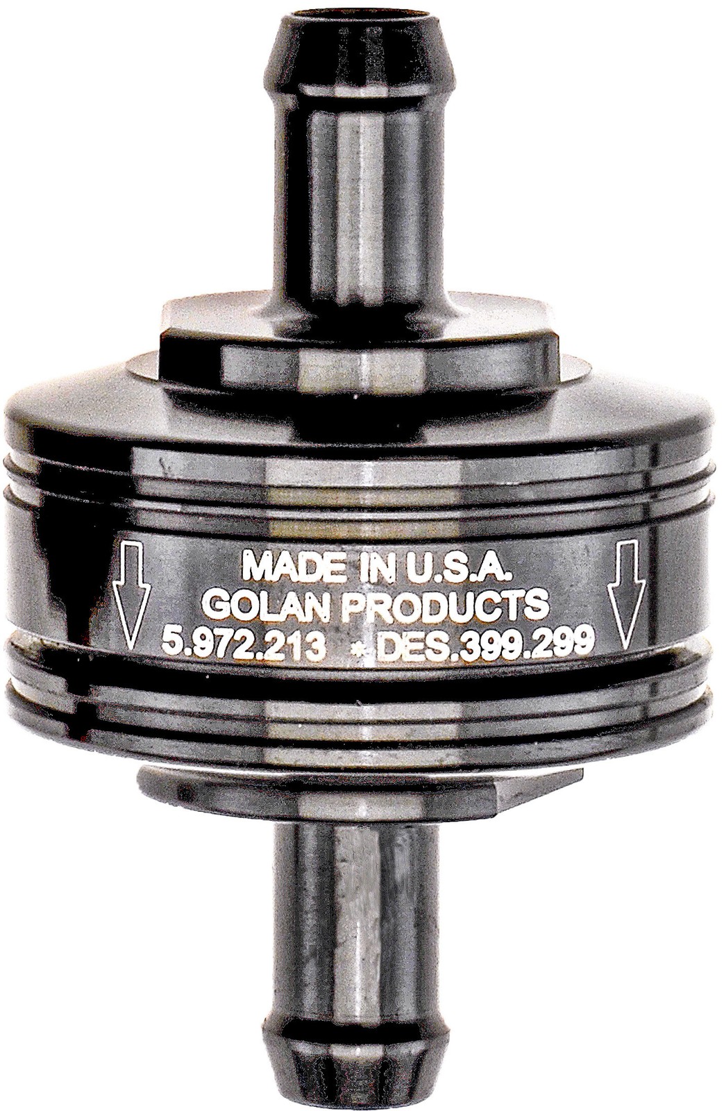 Golan Peak Flow Super Mini Fuel Filter 5/16″ Made USA Top Quality 70-312G-BLACK