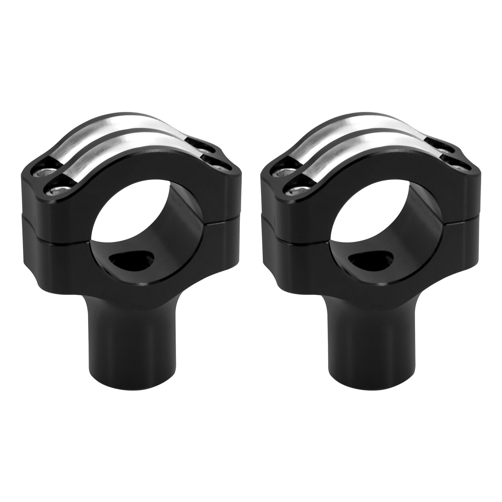 1.25” 32MM 4-Bolts Handlebar Riser Clamp Fit For Harley XL Dyna Touring Glides