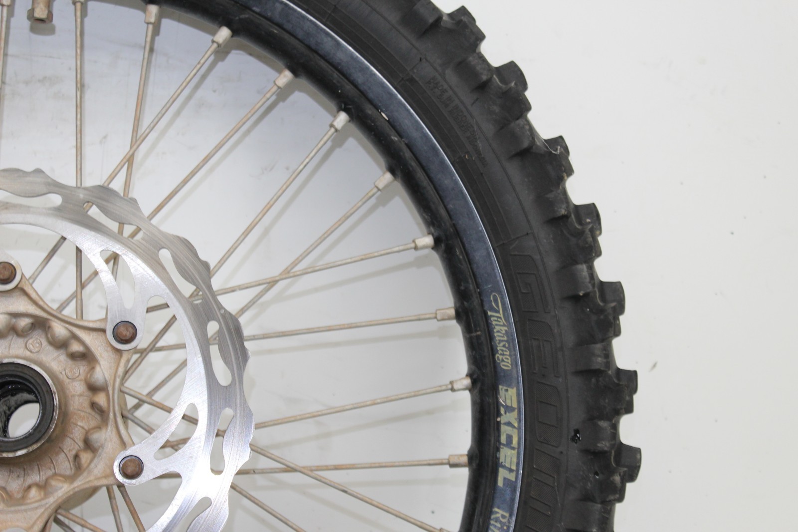 07 2007 KTM 250 SXF SX-F 250 OEM REAR BACK FRONT EXCEL WHEELS RIMS HUB SPOKES
