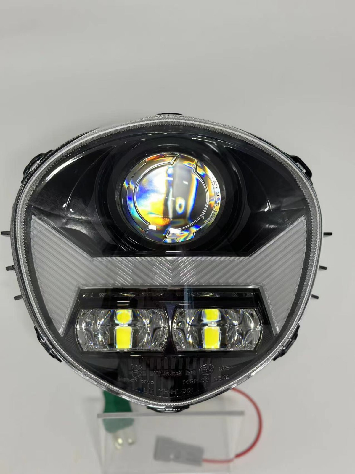 for Yamaha V STAR 1300 XVS 1300CT LED Headlight Assembly Dimmable High Low Beam