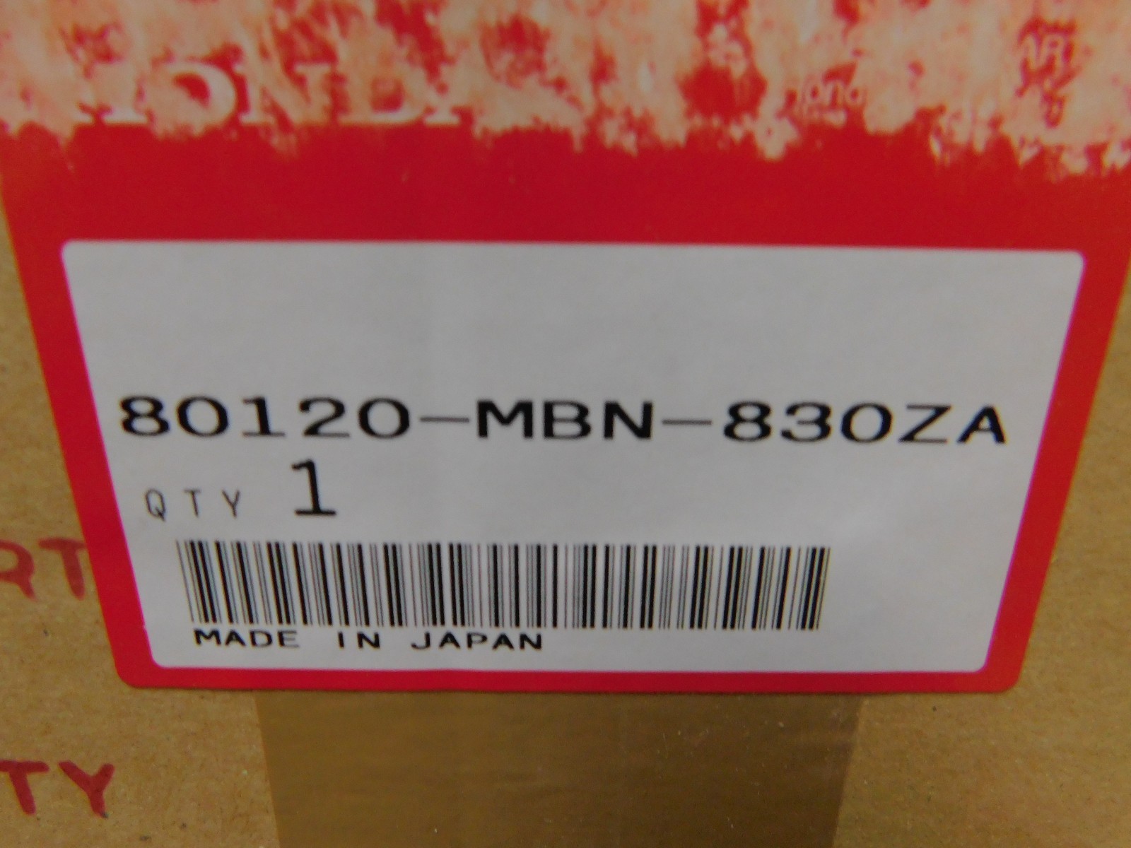New Genuine Honda Rear Fender 2000-2007 XR650 R OEM Fighting Red Mudguard