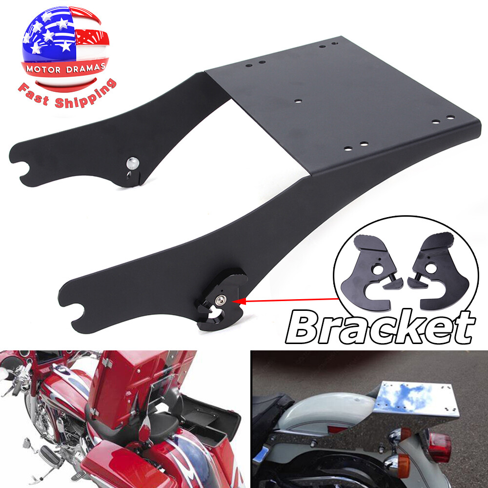 Detachable 2-up Tour Pak Trunk Mount / Docking Hardware For Harley Touring 97-08