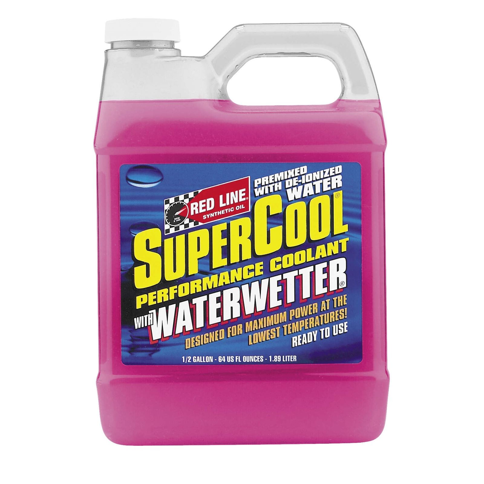 Red Line SuperCool Performance Coolant with Water Wetter – 1/2 Gallon 80205