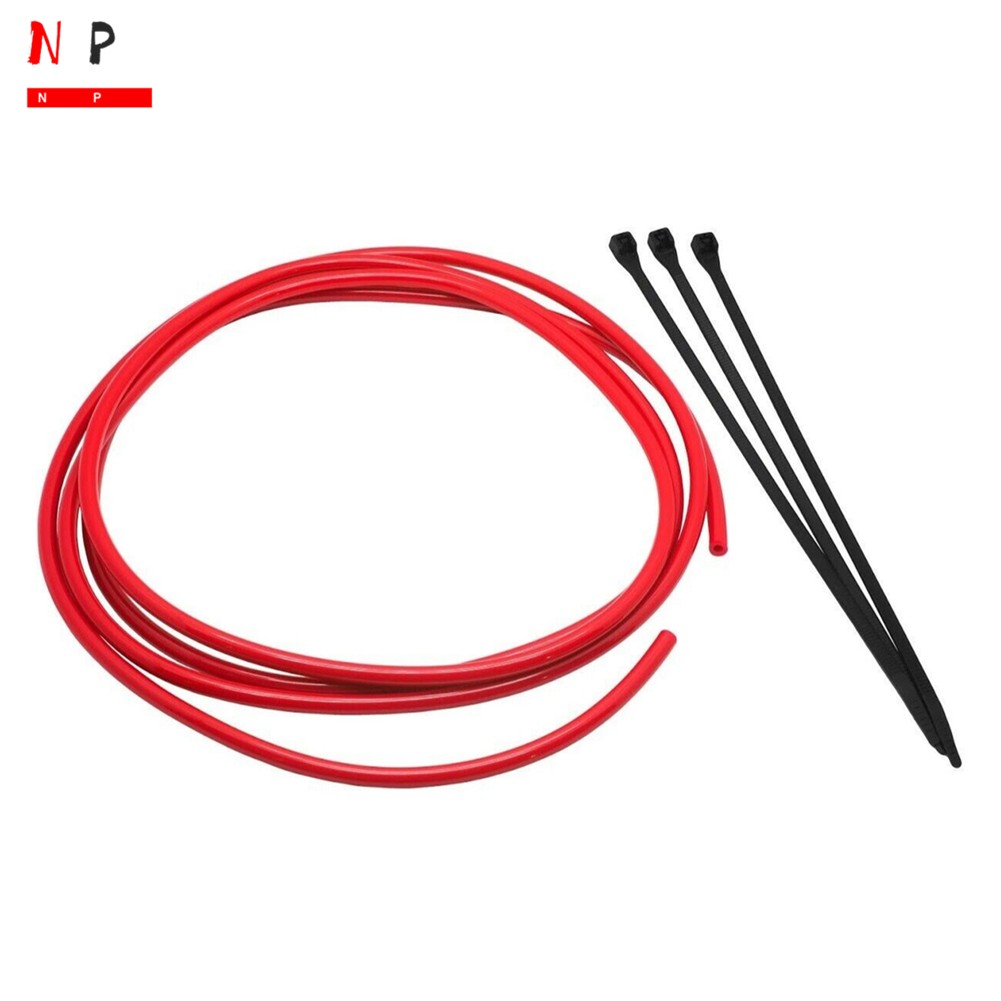 New Carburetor Overflow Vent Hose Kit for Keihin FCR MX Mikuni Carb Red 8.5 FT