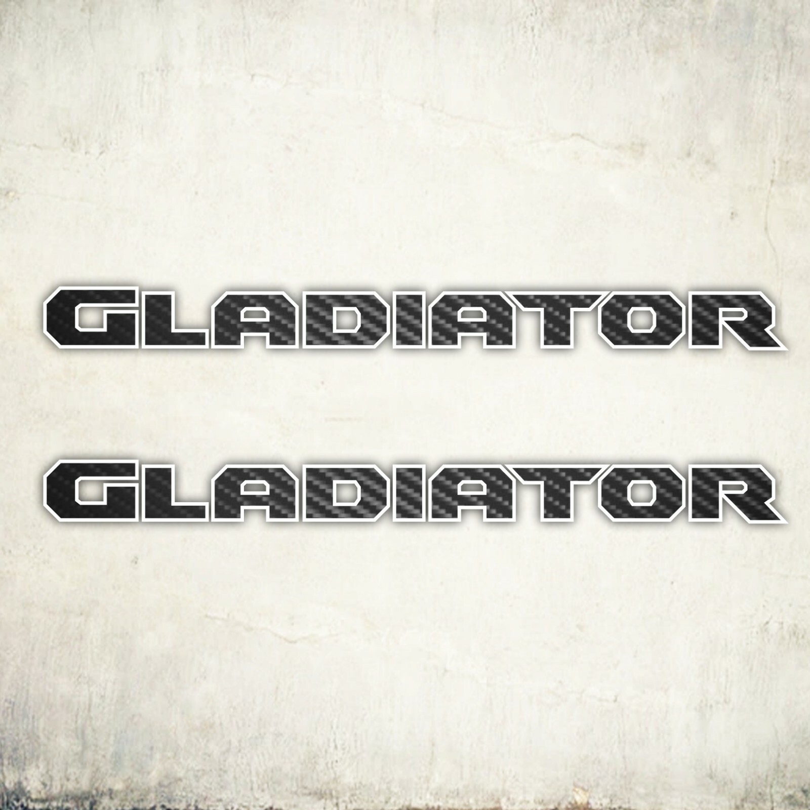 Gladiator grafic STICKERS STRIPES wrap cut design (SET) CARBON FIBER