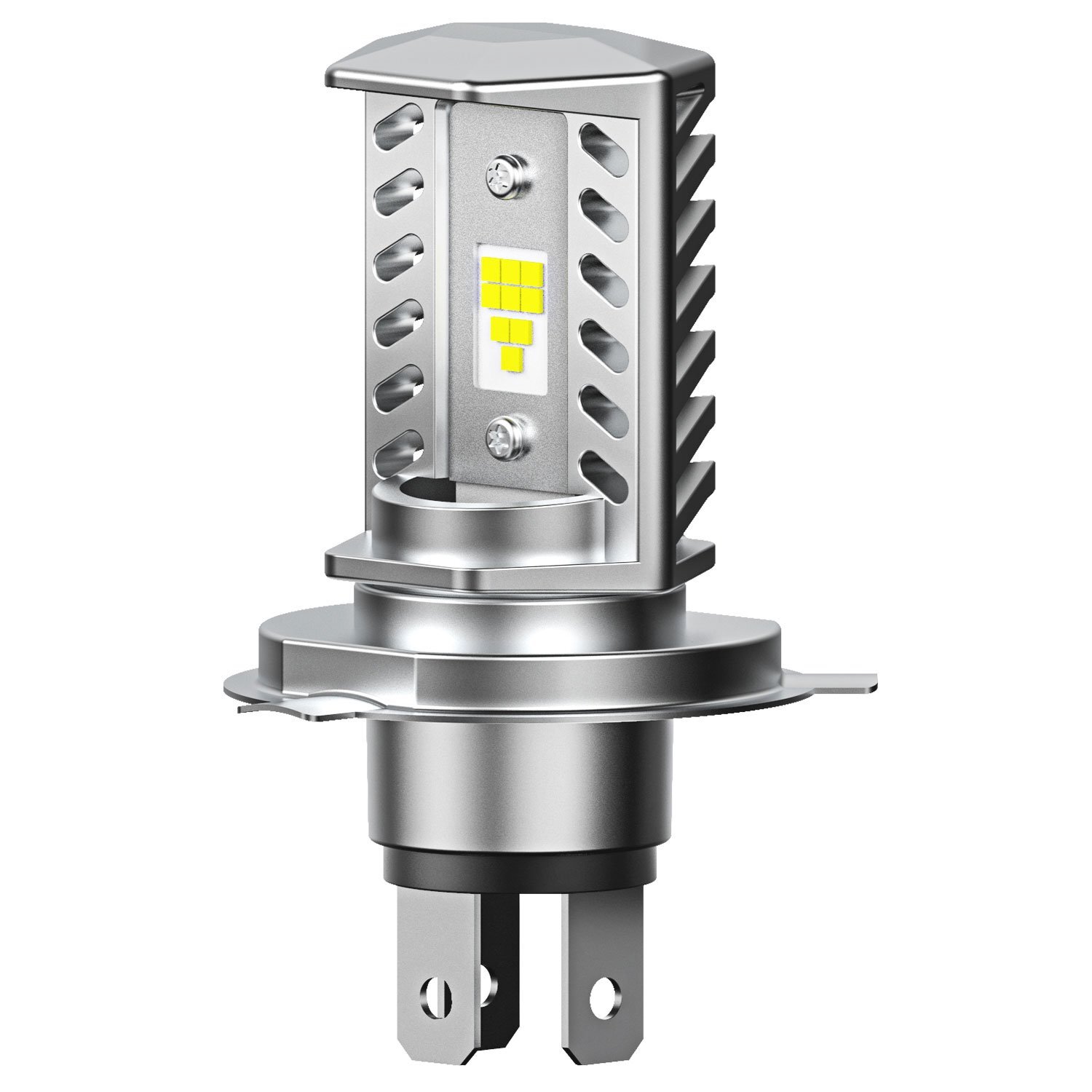 AUXITO H4 CSP LED Bulb 6500K White Hi/Low Beam Motorcycle Headlight High Power