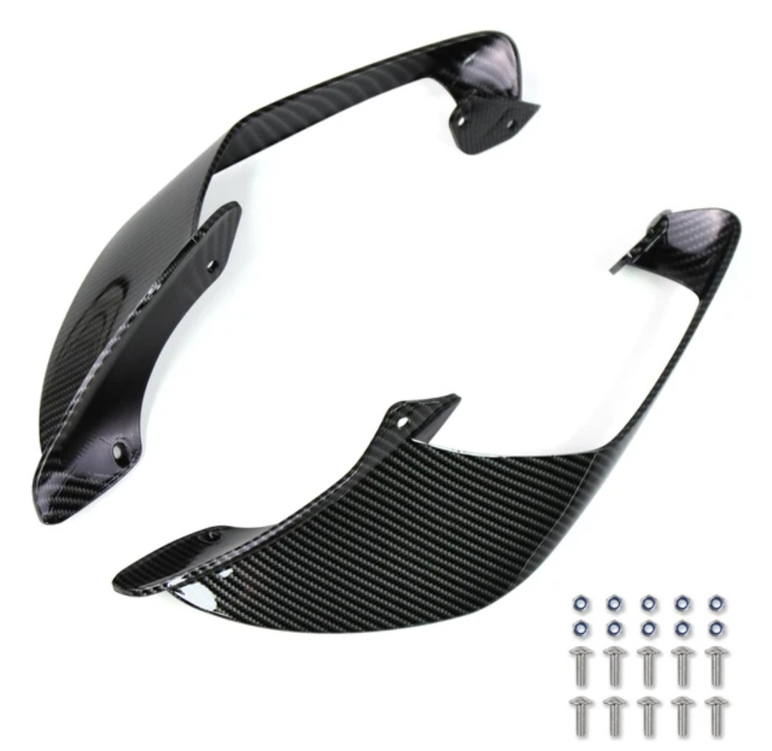 Side Fixed Wing Spoiler Aerodynamic Winglet For YAMAHA YZF YZF-R1 R1M 2020-2027
