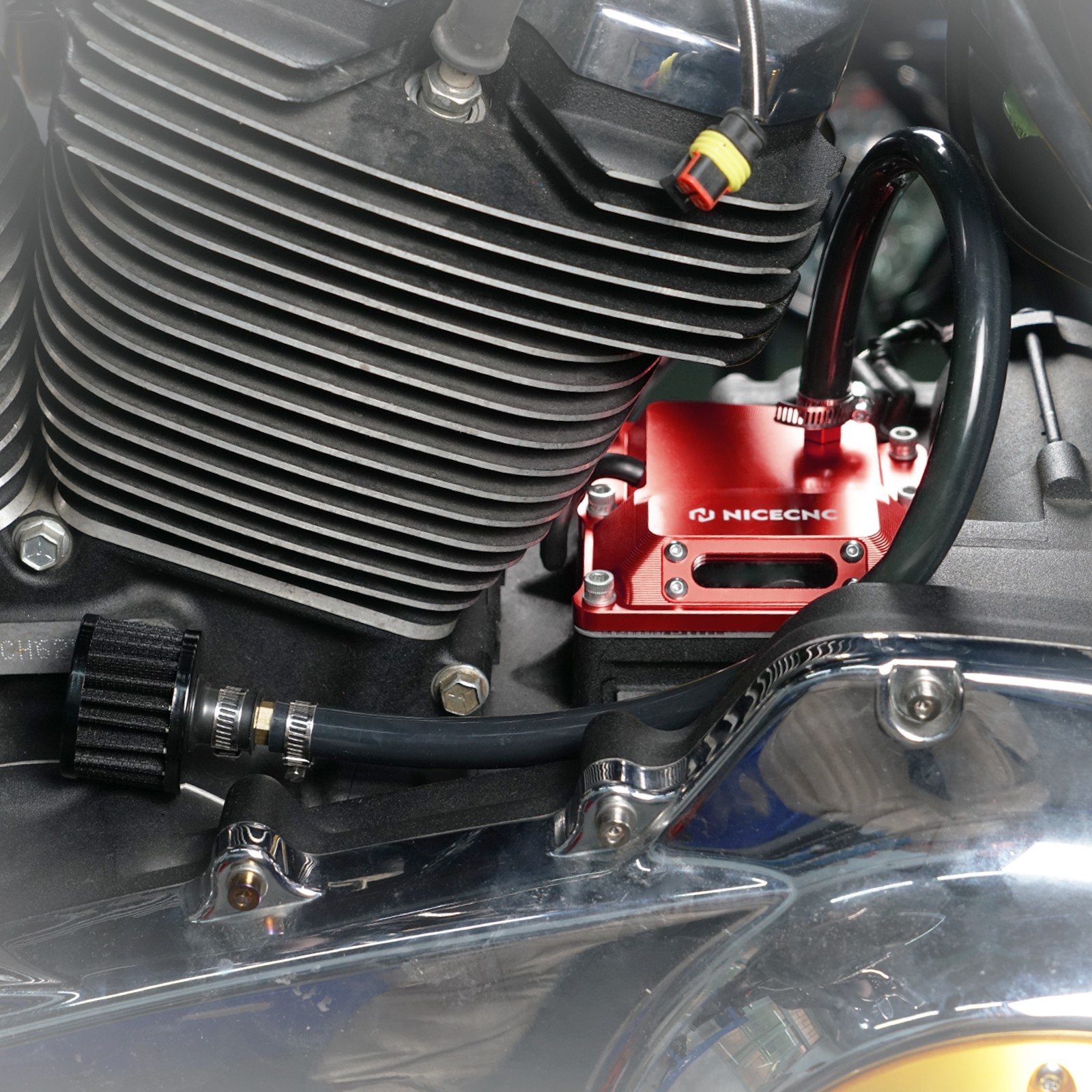 Clear Transmission Top Cover For Harley M8 Low Rider FXLR 107 & FXLRS 114 18-21