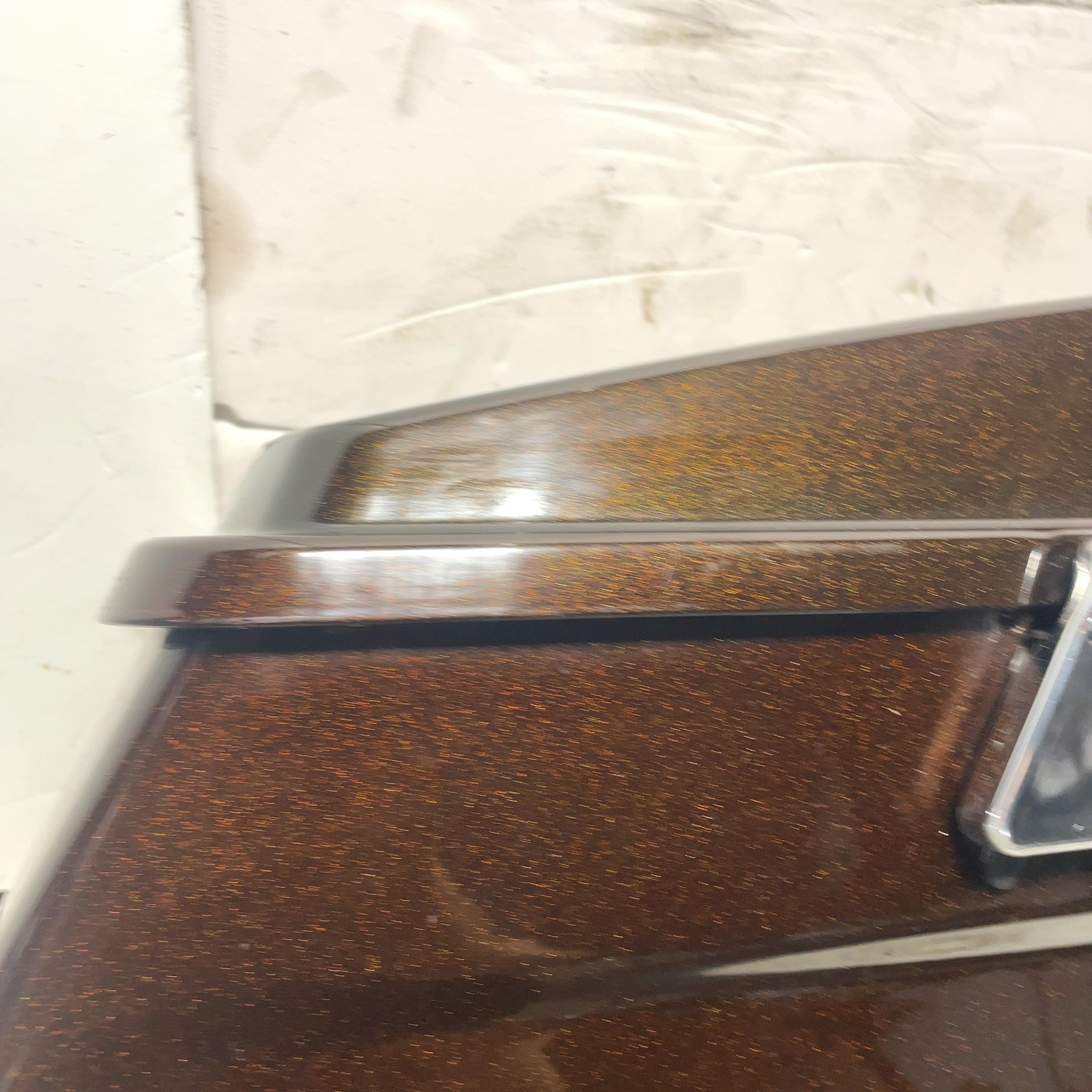 93-13 Harley Touring OEM Right Saddlebag Dark and Light Root Beer Brown 2011