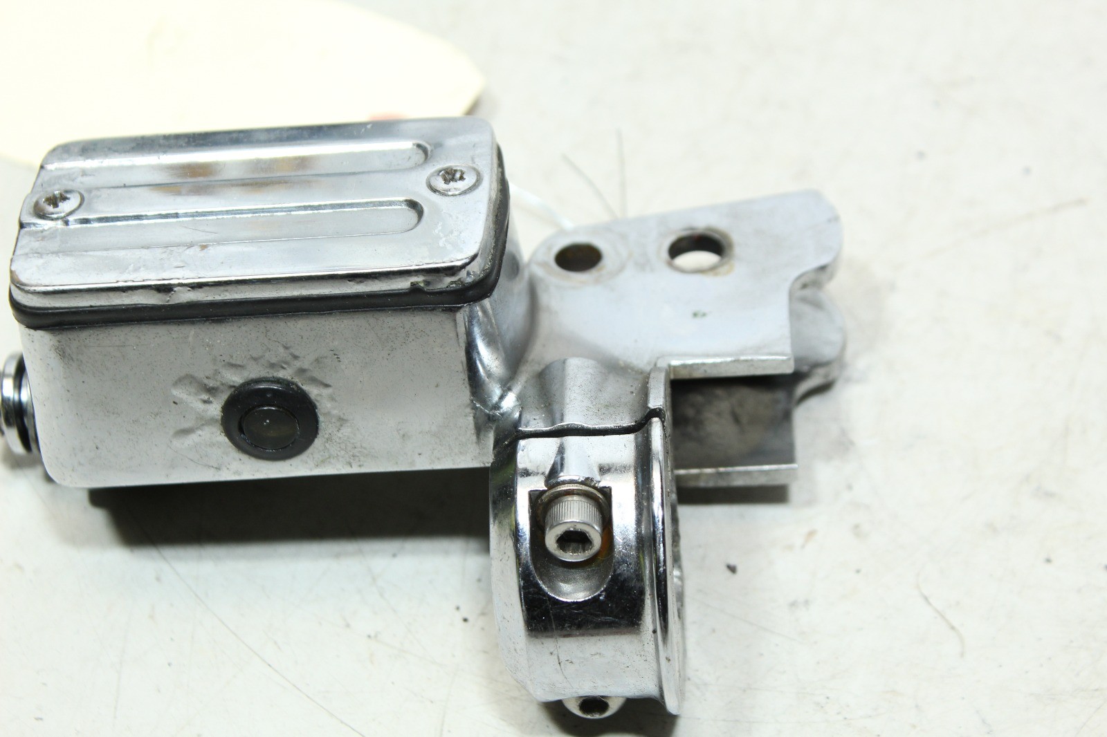 #1 91-95 Harley Softail Dyna 5/8 Front Brake Master Cylinder Chrome For Parts