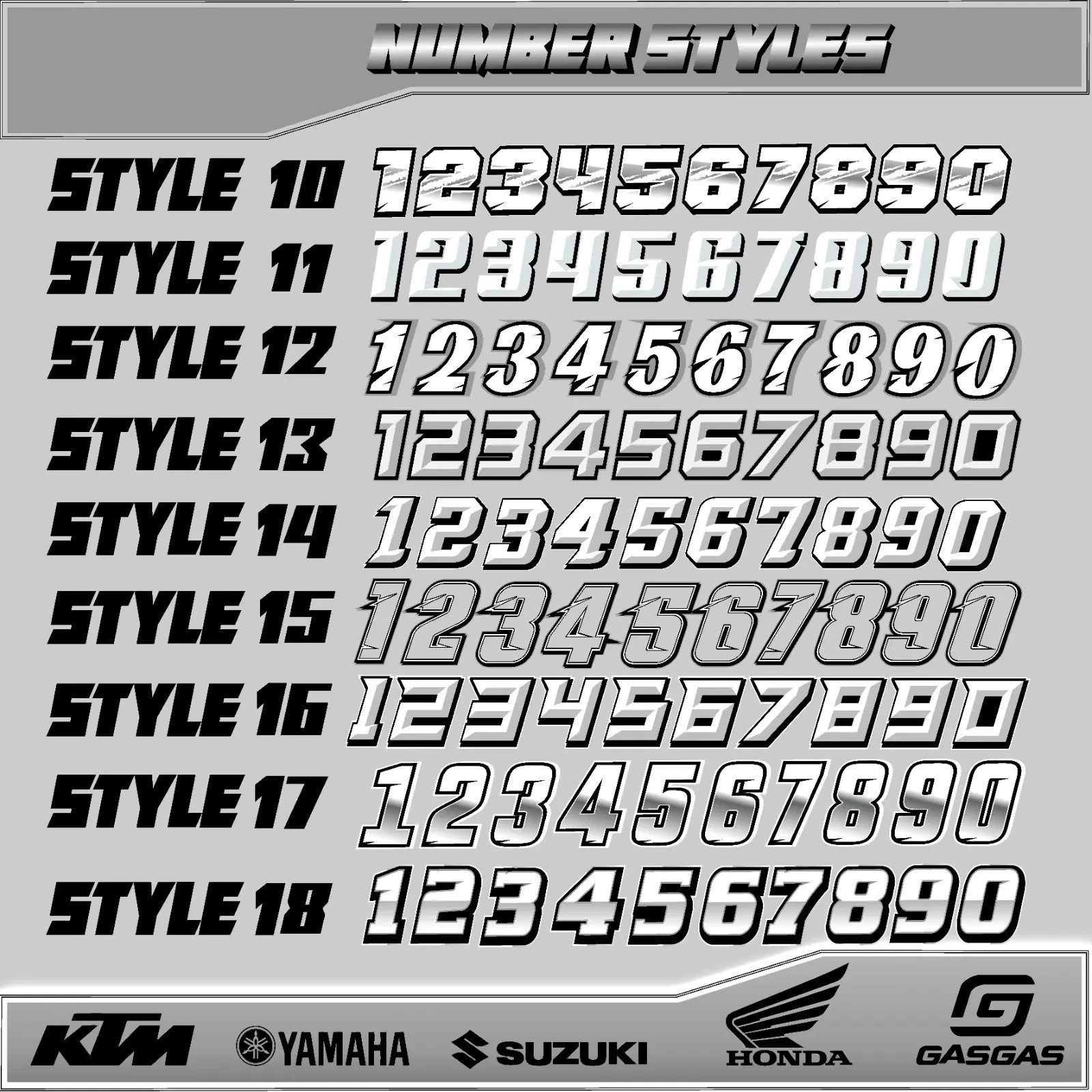 Yamaha YZ 125-250 (2022-2024) 2-Stroke Graphics Decal Kit