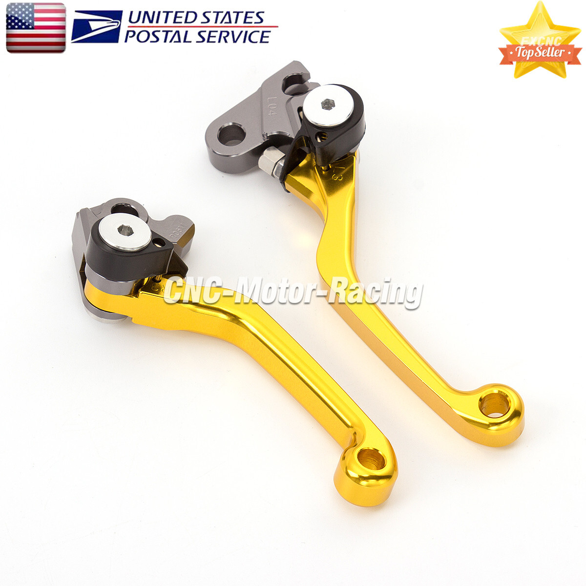 For Suzuki RMZ250 2007-2022 RMZ450 2005-2022 Brake Clutch Levers & Grips Handle