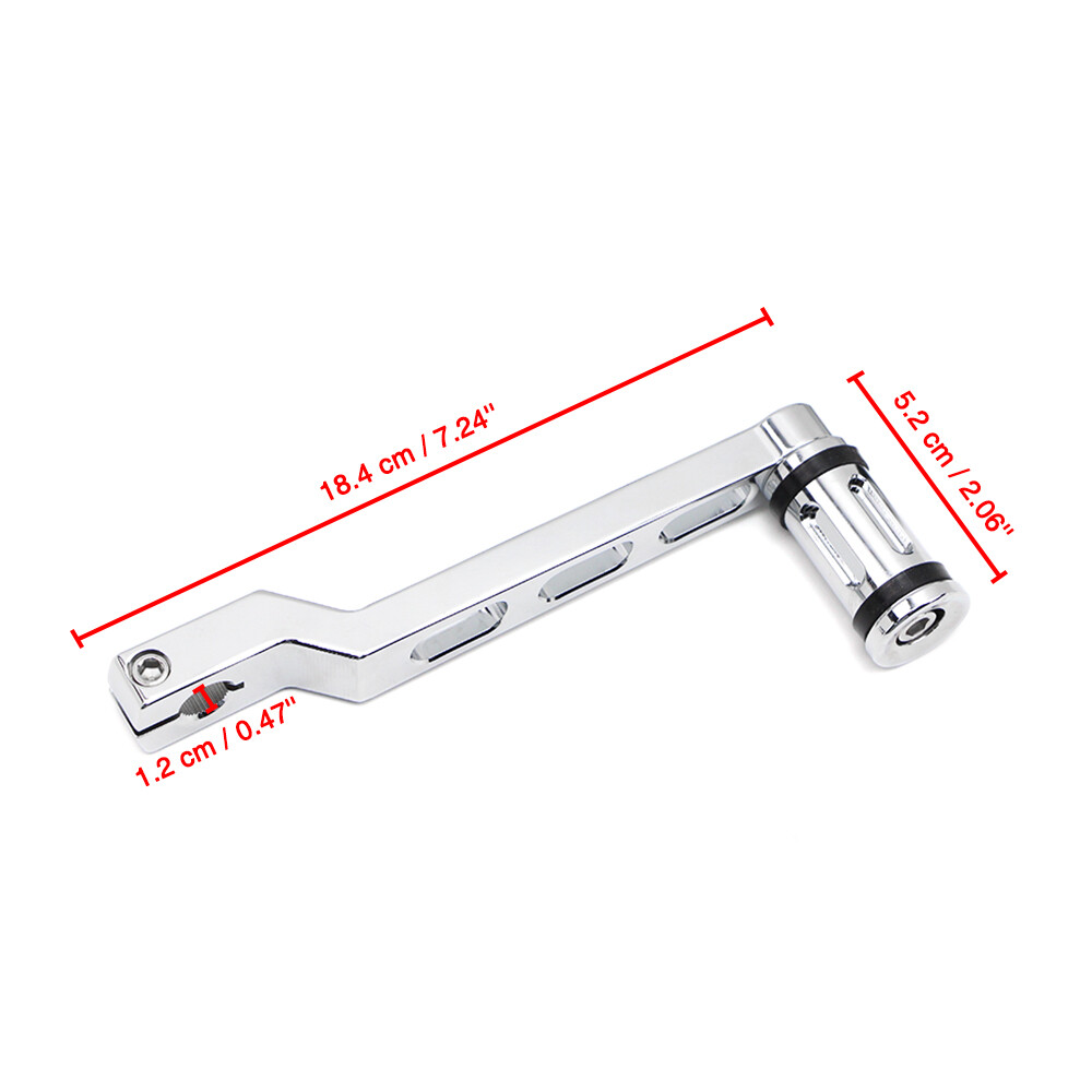 Motorcycle Heel Toe Gear Chrome Shift Lever Shifter Peg for Harley FL Softail