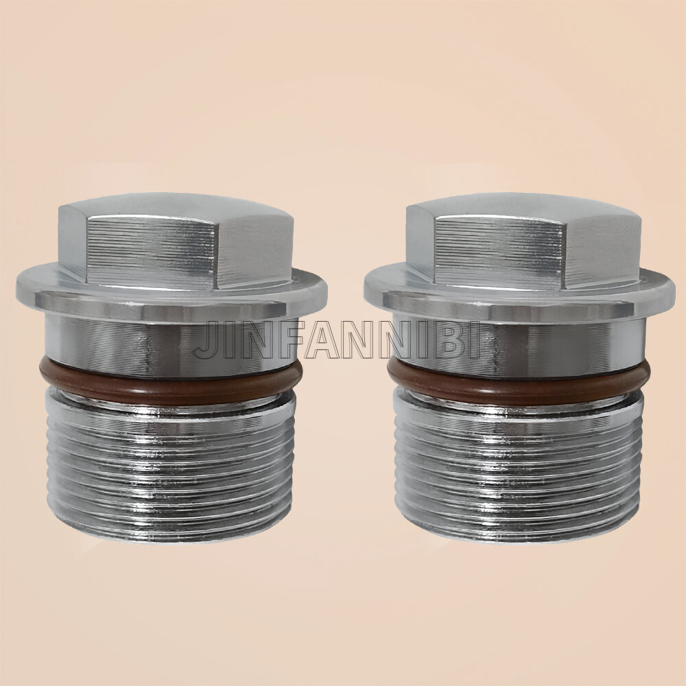 2PCS Fork Bolt Caps for Honda CB450 CB500 CB550 CB750 MT250 XL250 XL350 CR250