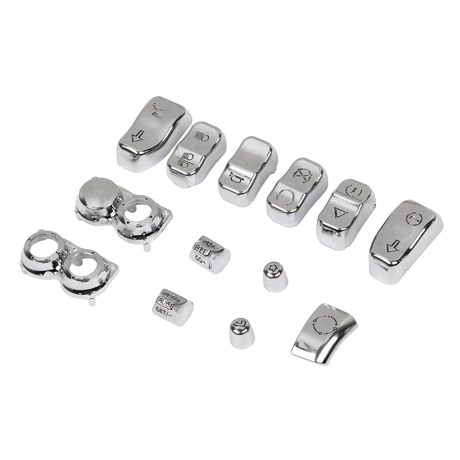 ABS Plastic Hand Control Switch Housing Button Cap For Harley Street Tri Glide