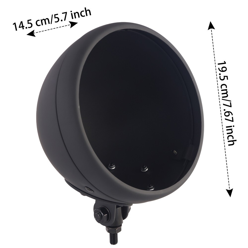 For Yamaha V-Star XVS 650 950 1100 1300 LED Headlight Housing Bucket 7″ inch