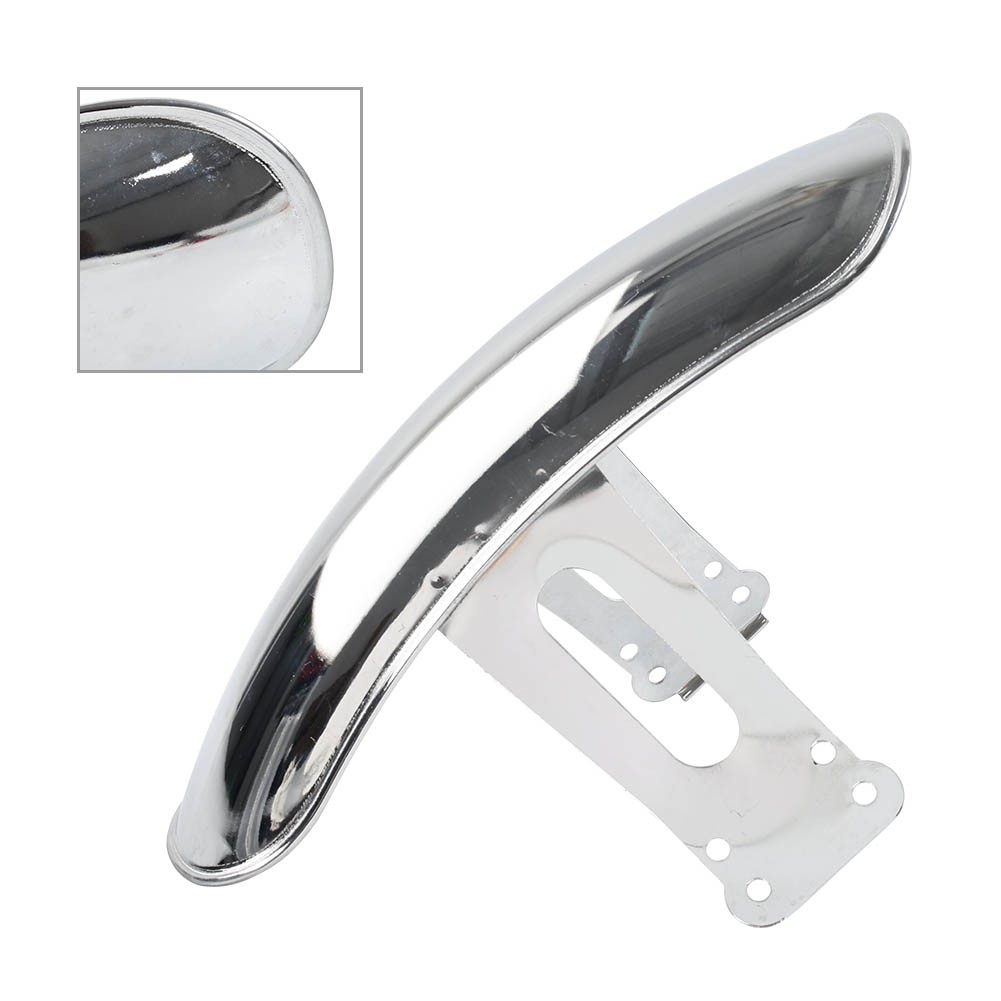 Retro Front Fender Protector Metal Mudguard For Honda CG125 Motorcycle Chrome