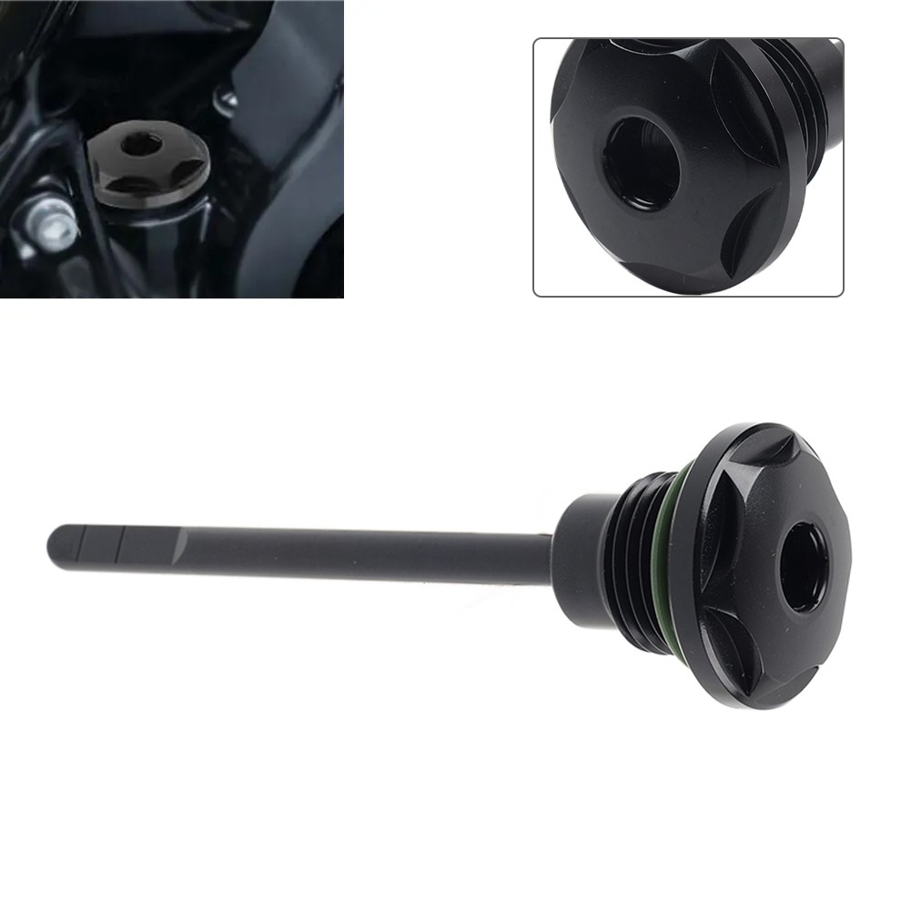 Dipstick Transmission Oil Fill Plug 37075-87 For Harley Dyna Softail Touring