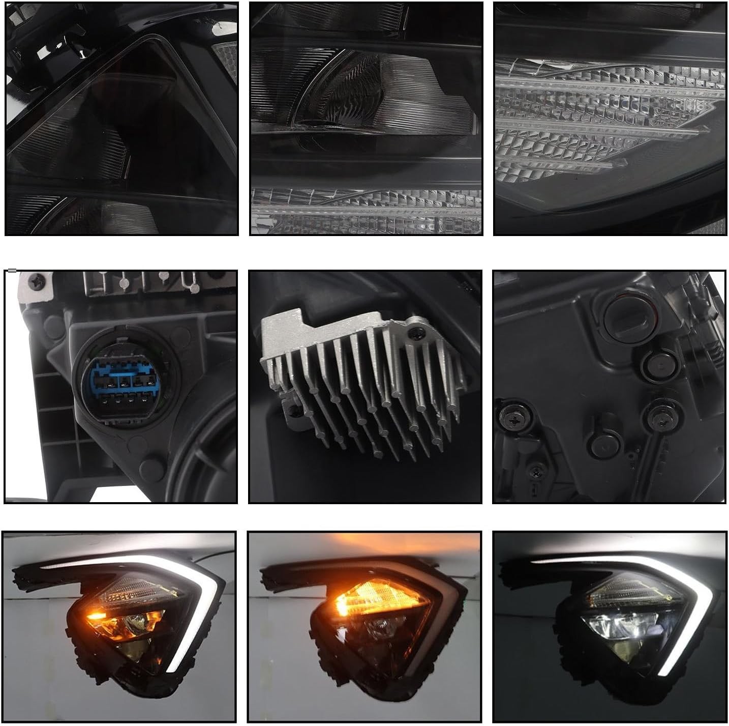 Passenger Side RH LED Headlight For 2022-2024 Kia Sportage SX EX LX 92102DW000