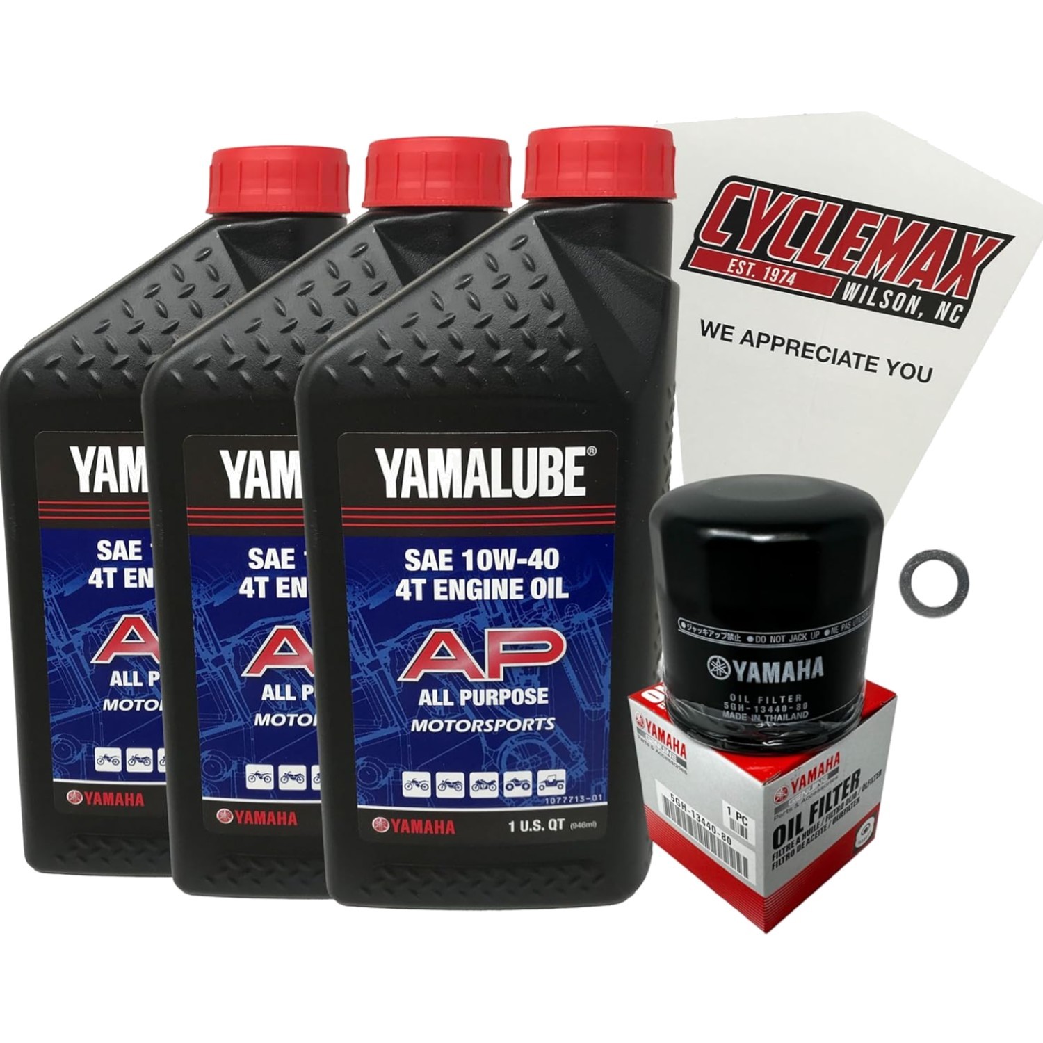 Oil Change Kit compatible with 2015-2023 Yamaha YZF-R3 YZFR3
