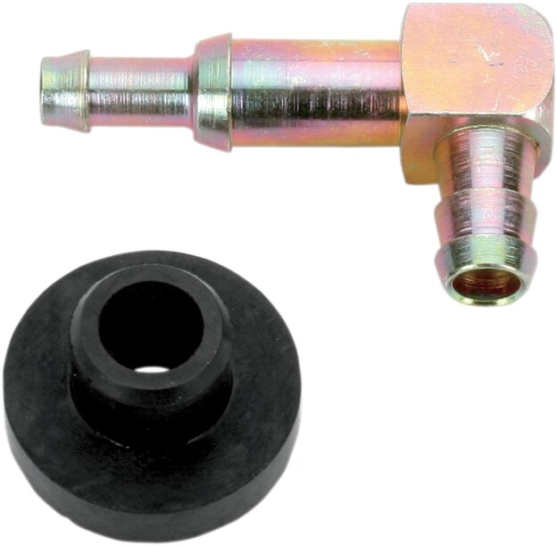Parts Unlimited Single Tank Fuel Fitting 5/16 in 2105-1000
