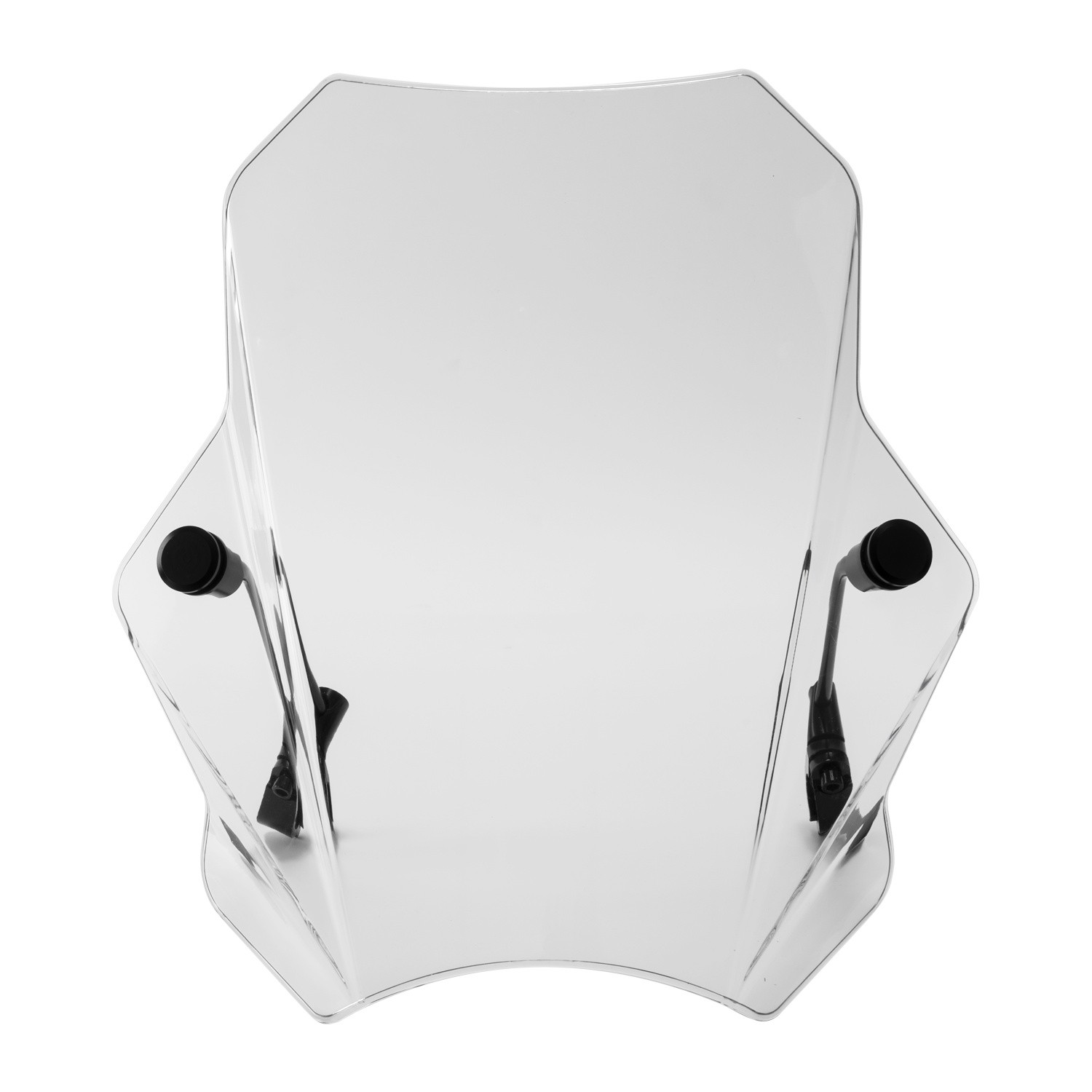 15.5″ x 15.35″ Clear Universal Motorcycle Windshield Fit For 7/8” 1” Handlebar