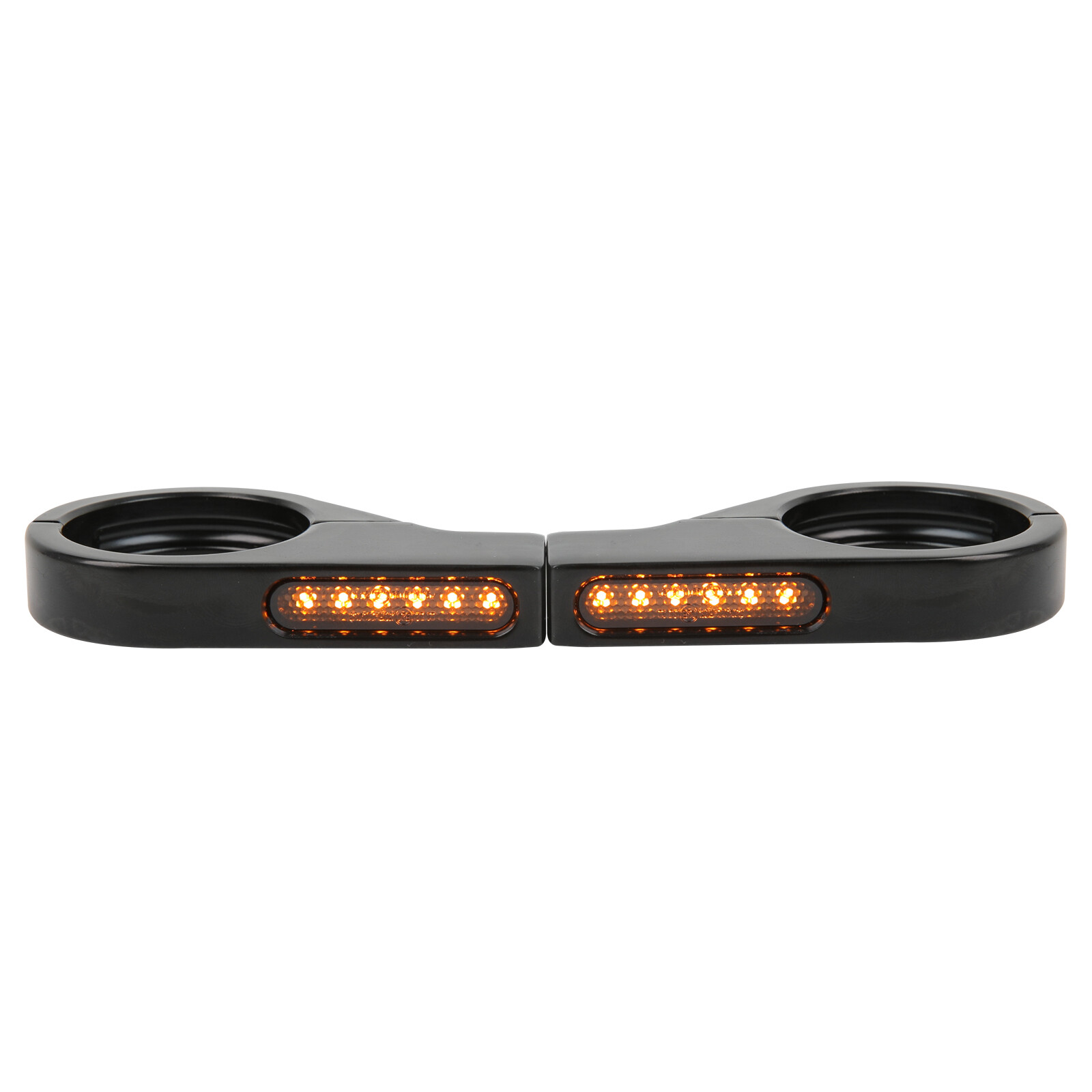 2X Motorcycle LED Fork Turn Signal Light Blinker DRL For Honda Shadow VT750 1100