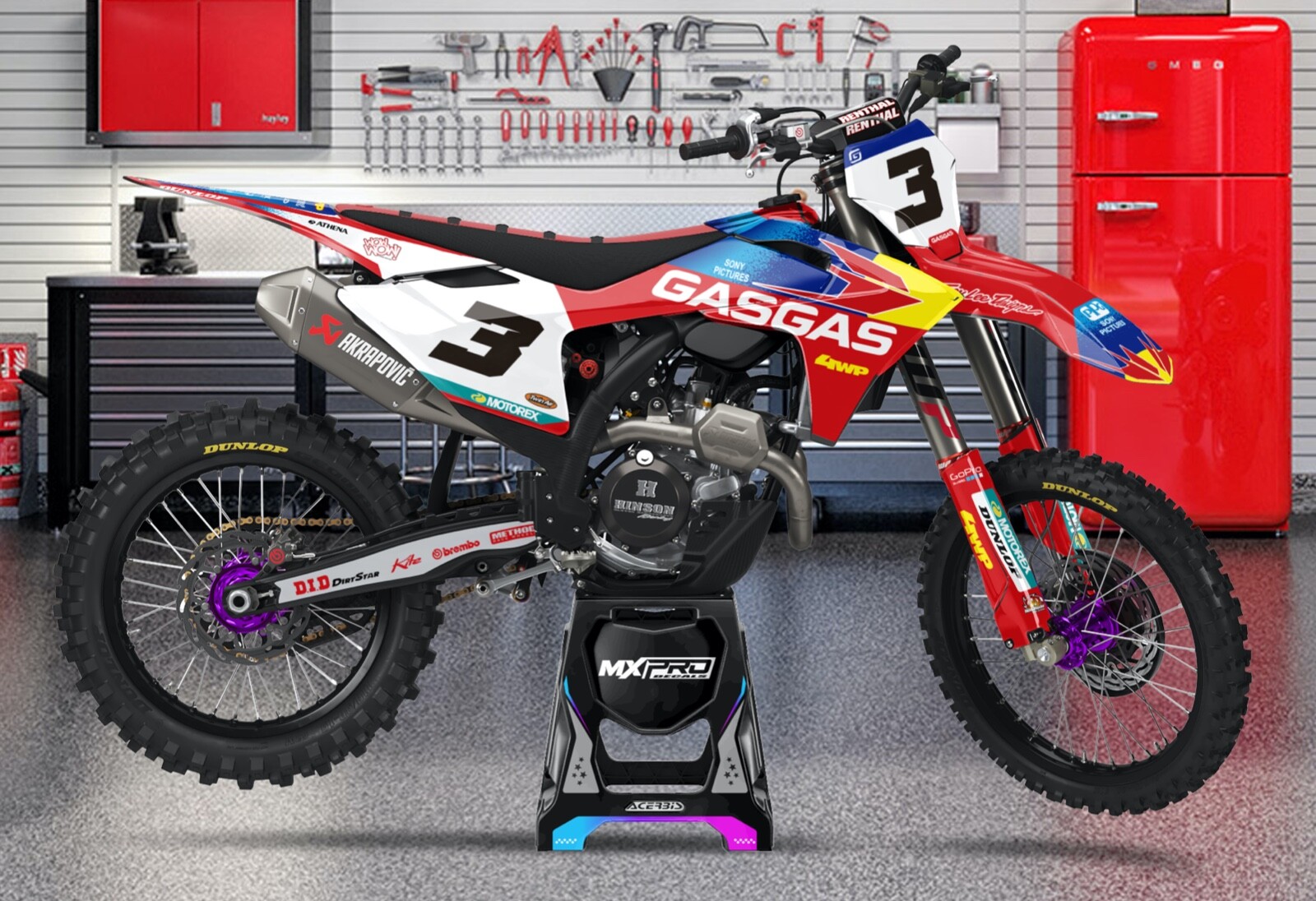 Fits GASGAS EX and EC125/250/350/450 MC125/250/350/450 2024 2025 Graphic kit