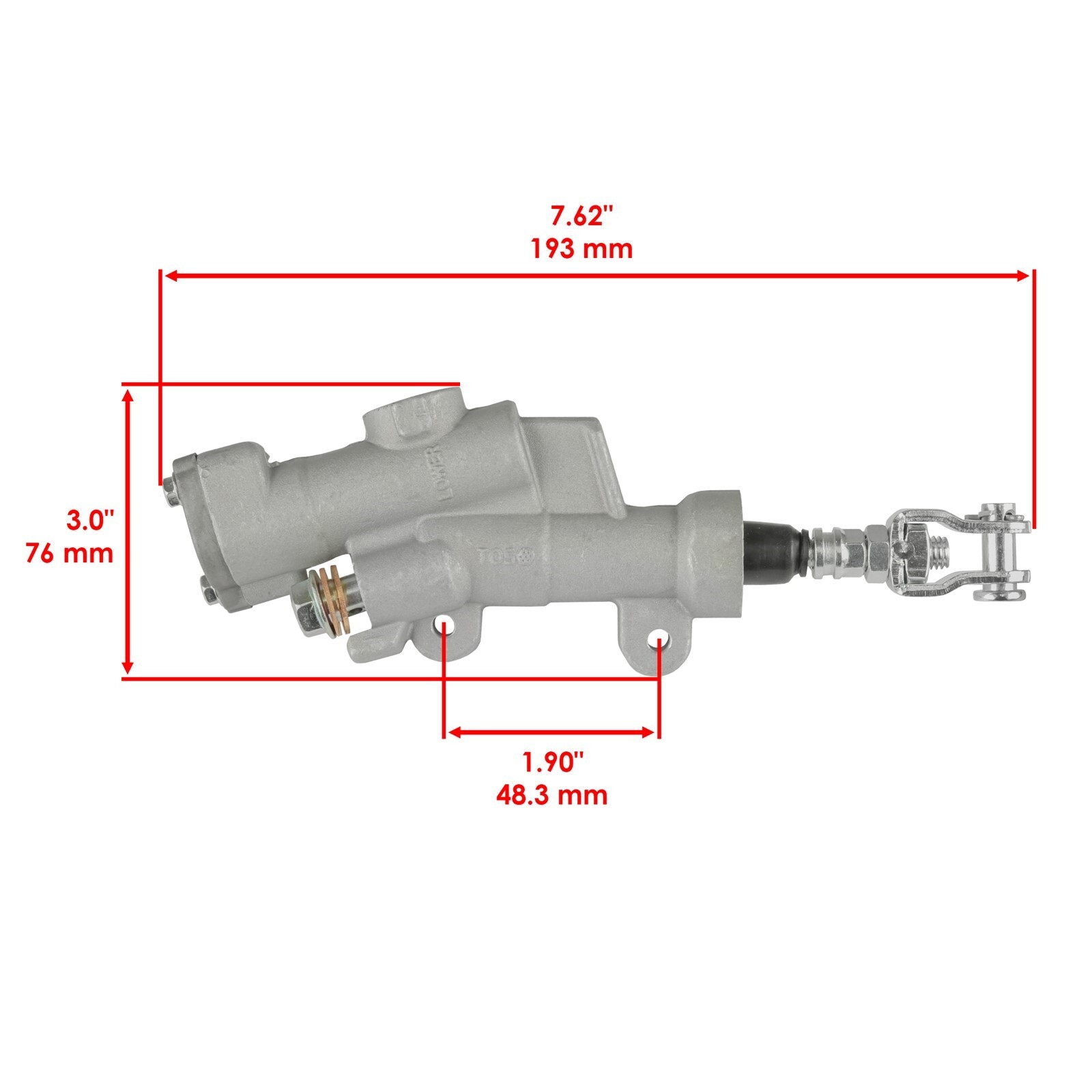 Rear Master Cylinder For Yamaha YZ250 2009 2010 2011 2012 2013 2014 – 2022 New