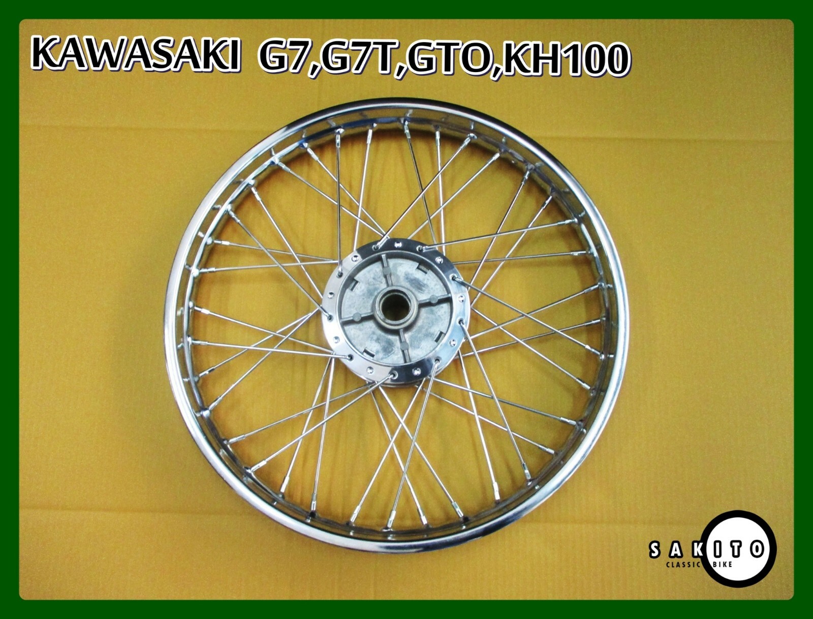 Fit KAWASAKI GTO G7 G7T KH100 REAR WHEEL 18″ [sa1002]