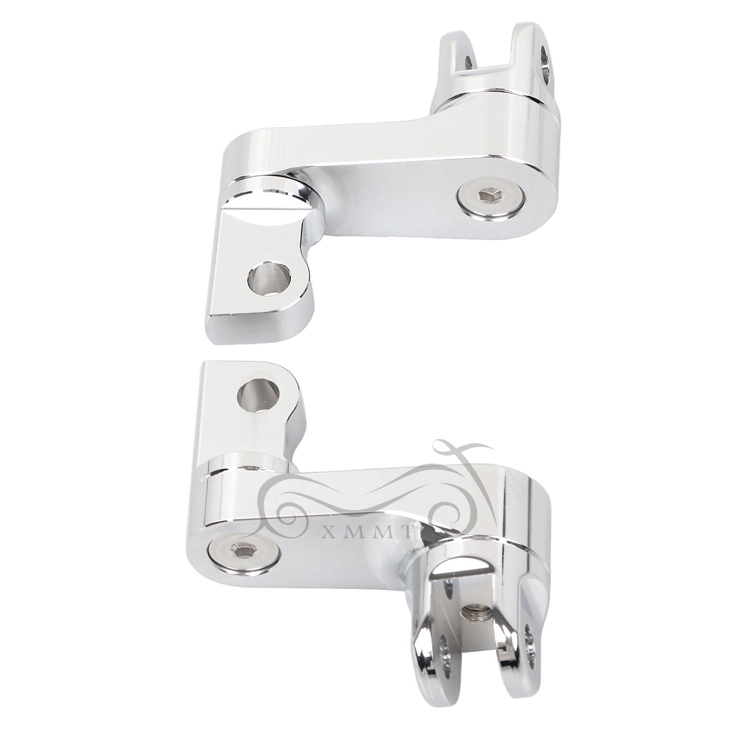 Pair Male Mount Foot Peg Extensions For Harley Sportsters Softails Dynas Touring
