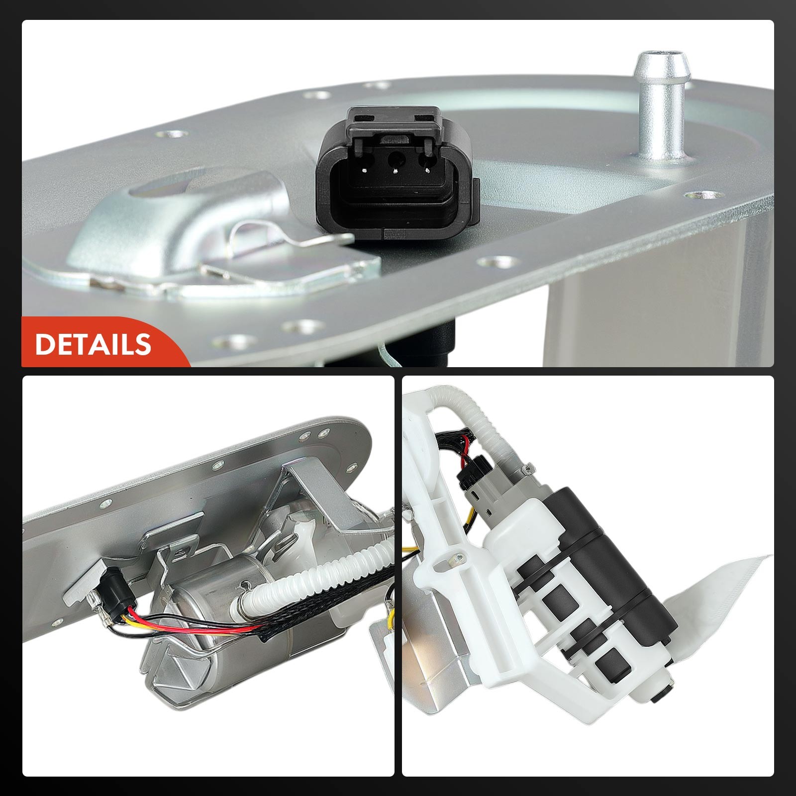Fuel Pump Module Assembly w/ Pressure Sensor for Harley-Davidson Road King 01-03