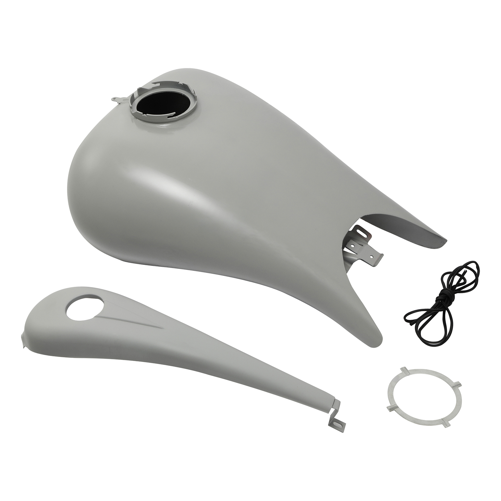 Stretched 6.6gal. Gallon Gas Fuel Tank Fit For Harley Touring Street Glide 08-22