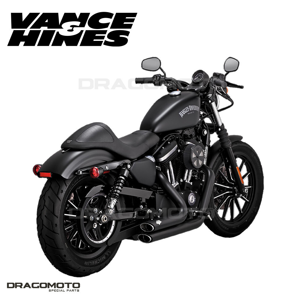 Harley XL 883 N ABS Iron 2014-2017 Shortshots Full exhaust Vance&Hines 47329 …