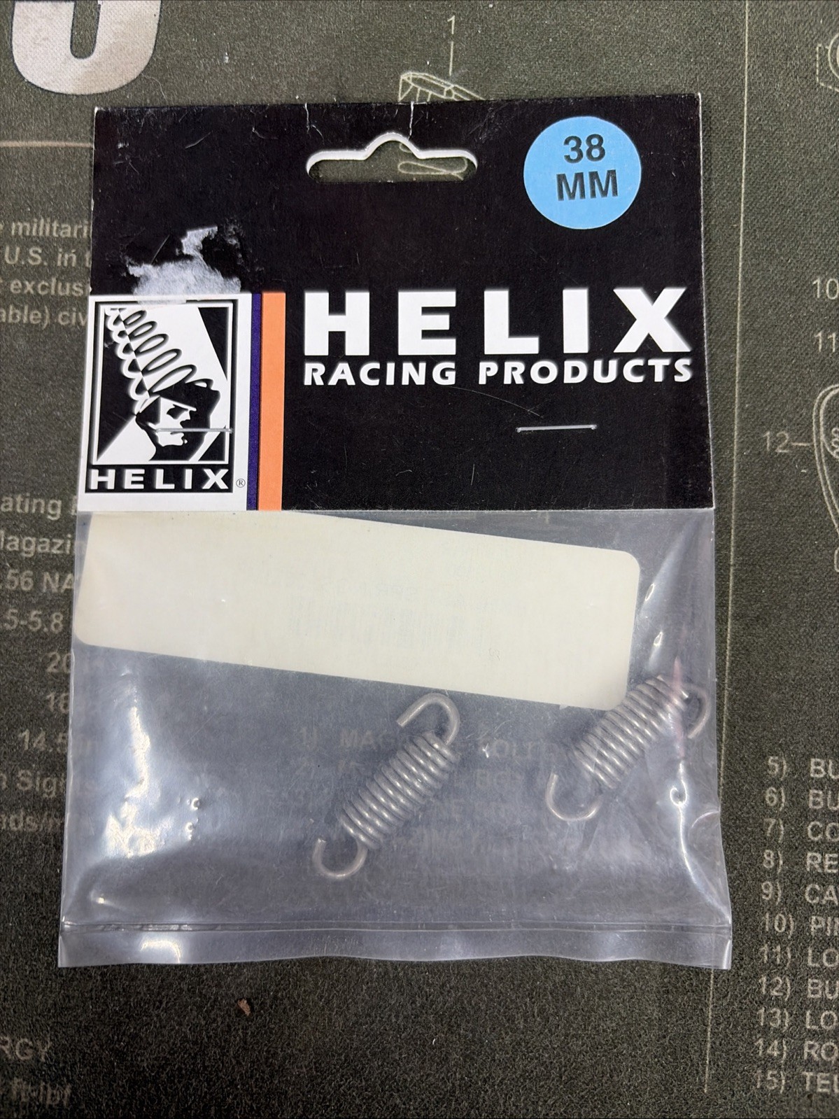 Helix Racing Products – 495-3800 – Exhaust Springs, Stainless Steel Swivel Style