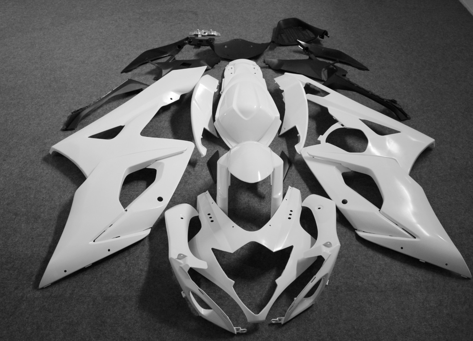 Fairing kit bodywork Unpainted white Molded ABS for SUZUKI GSXR 1000 2005-2006