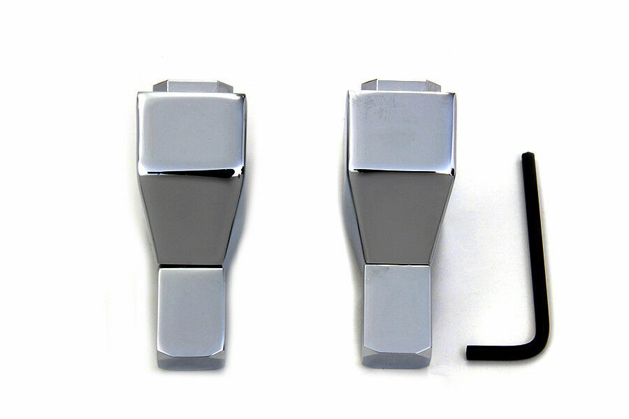 Rear Axle Adjuster Kit Pyramid Shape for Harley Davidson by V-Twin