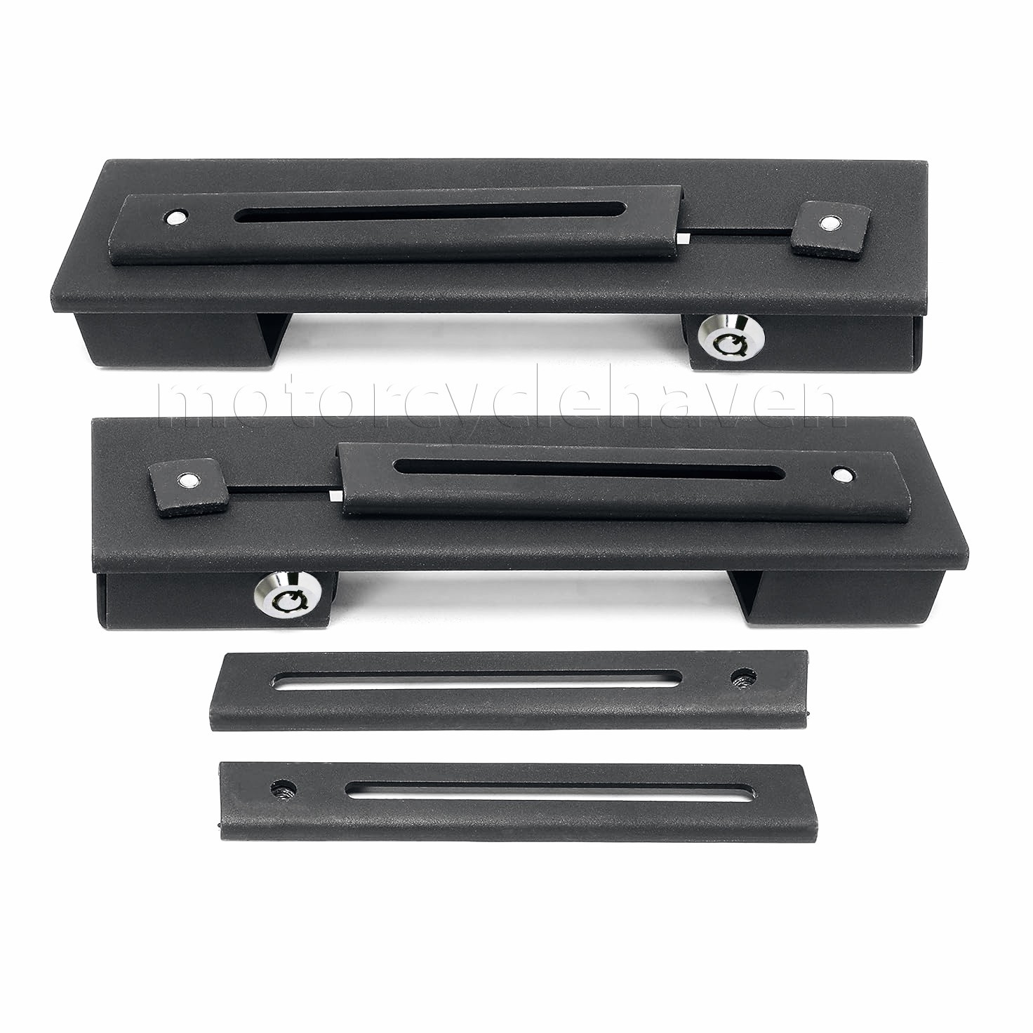Universal Detachable Quick Release Soft Saddle Bag Brackets (M8 mounting holes)