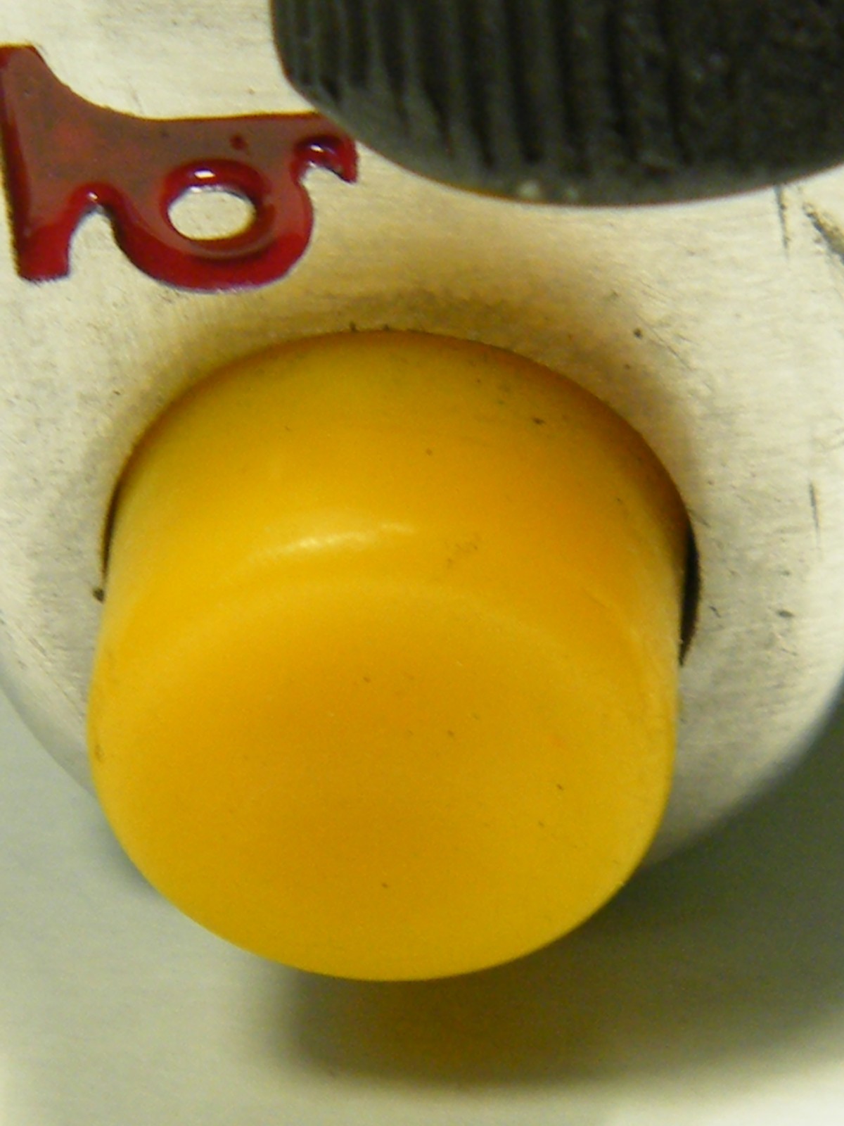Honda Z50 horn button. Yellow. Made in Australia