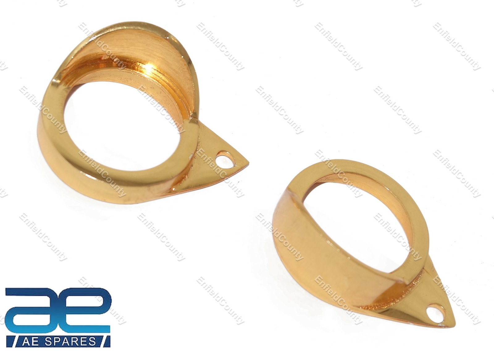 Fits For Royal Enfield Brass Pilot Lights Rims With Shade