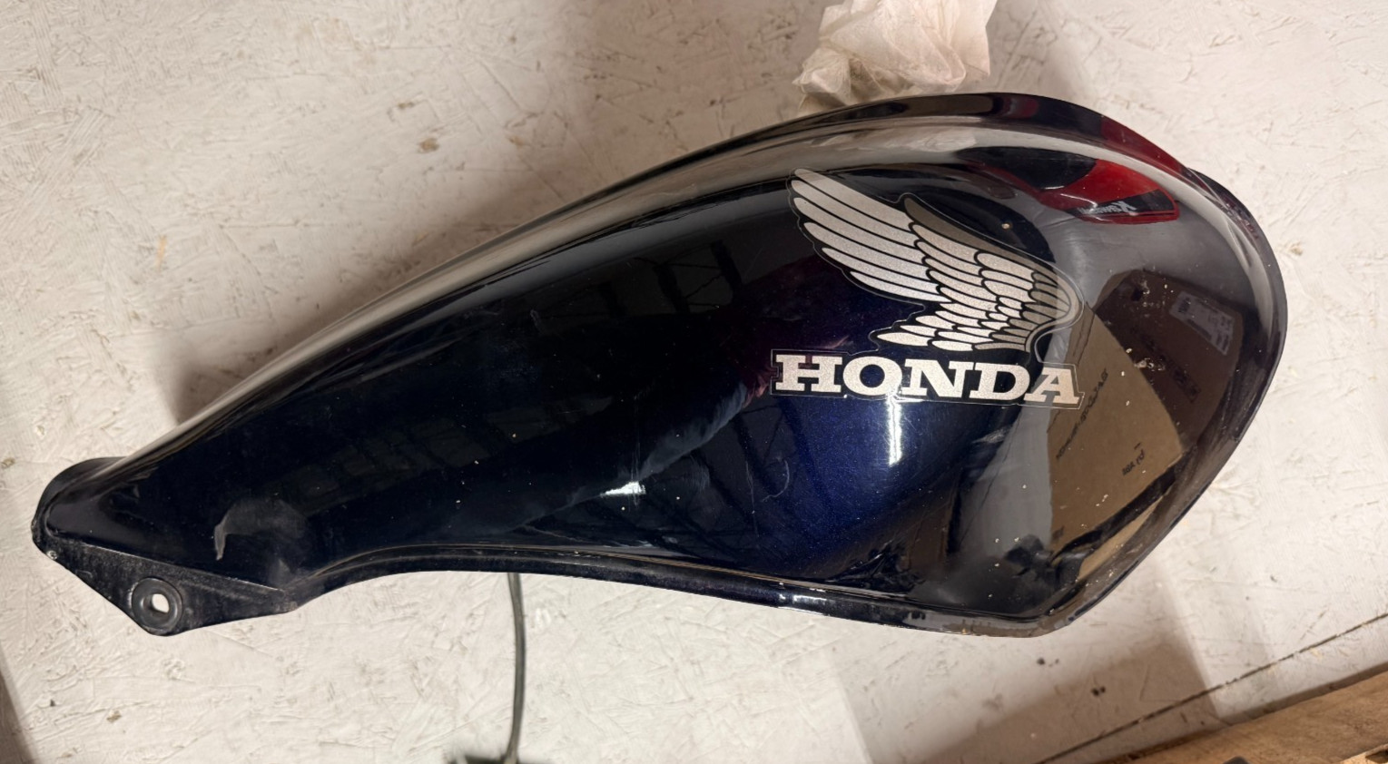 1985 84 83 Honda Nighthawk CB 650 Blue Fuel Gas Tank W/ sending unit RUST FREE