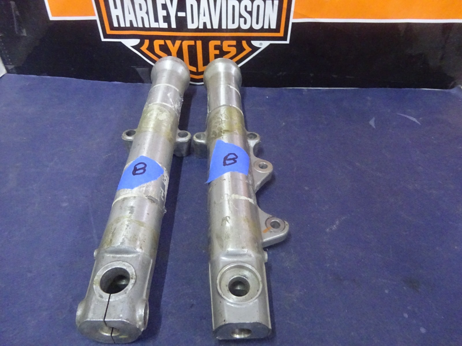 Harley Davidson FX XL CHOICE OF Used OEM PAIR of PLAIN 84-L BRAKE SIDE FORK LEGS