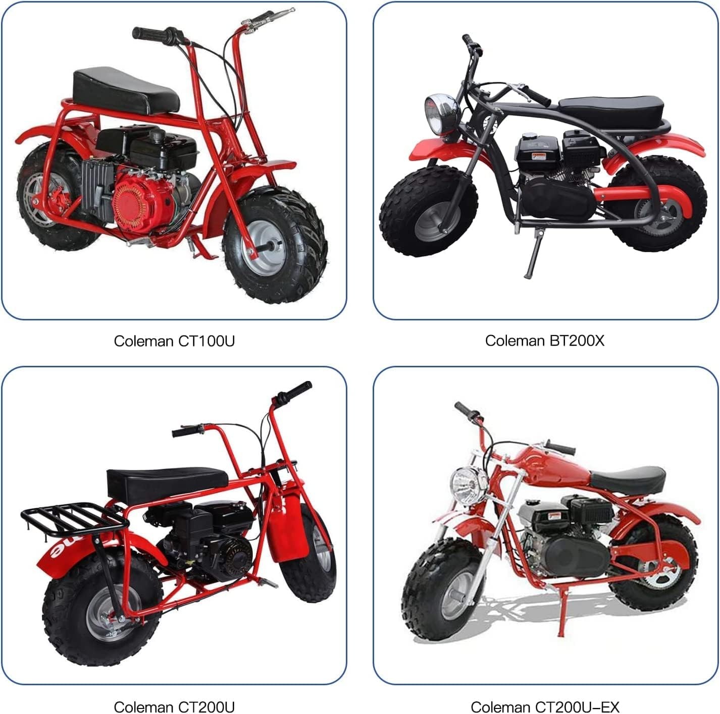 Red Foot Pegs Footrest Bracket For CT200U CT100U BT200X CC100X 196cc Mini Bike
