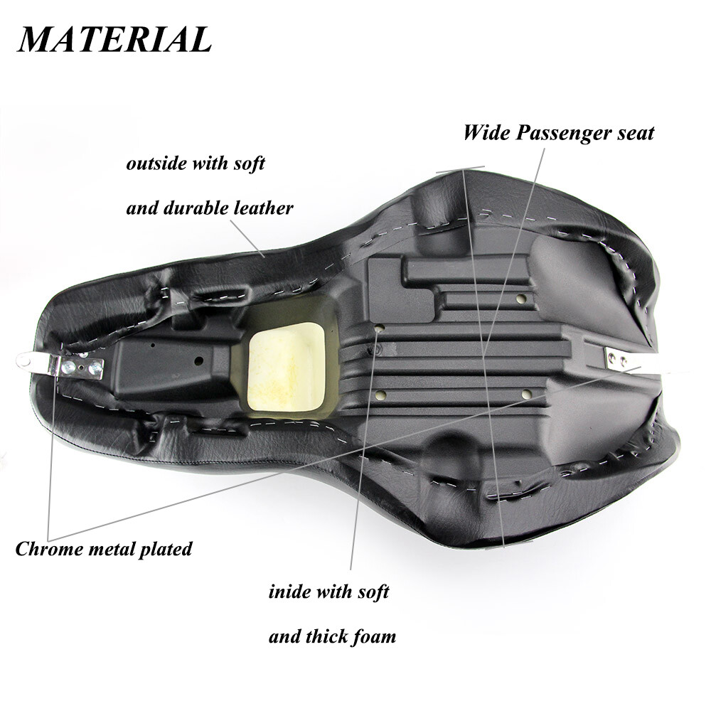 Driver Passenger Seat Two-Up For Harley Touring Road King FLH FLHR 1997-2007 NEW