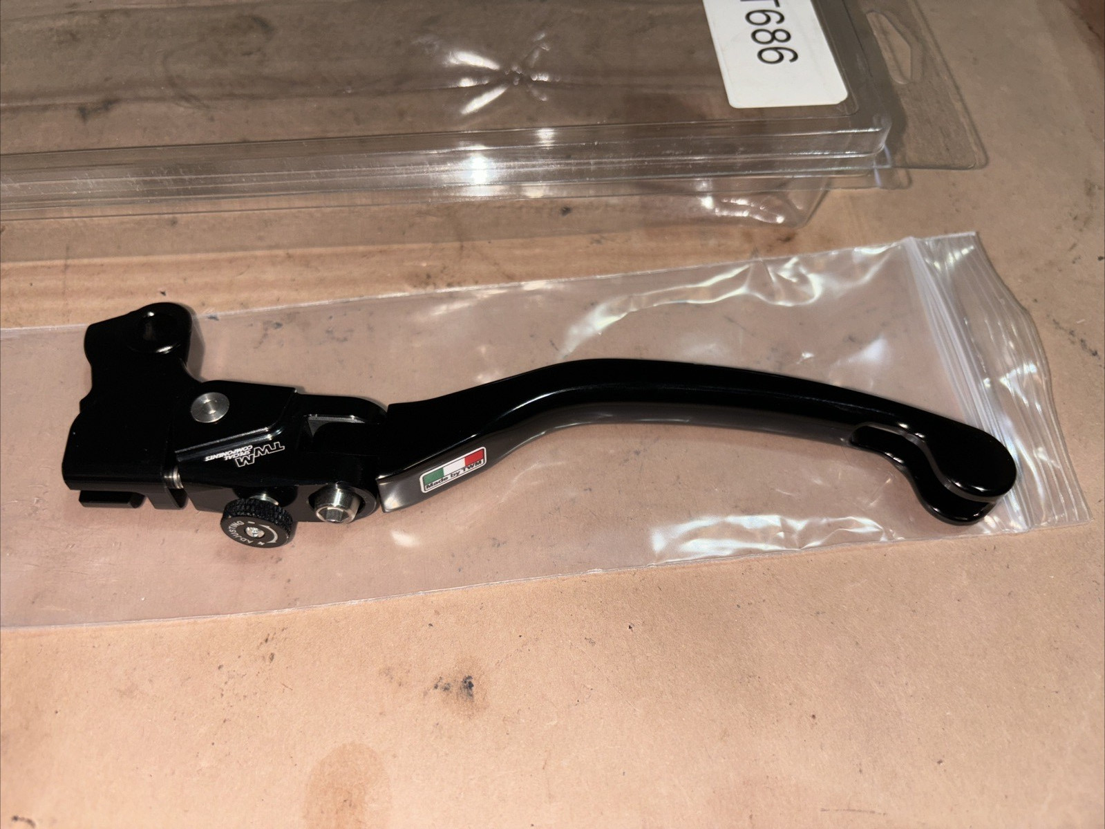DUCATI HYPER 939 BILLET FOLDING ADJUSTABLE CLUTCH LEVER TWM GP1 LDS.03 ST 686
