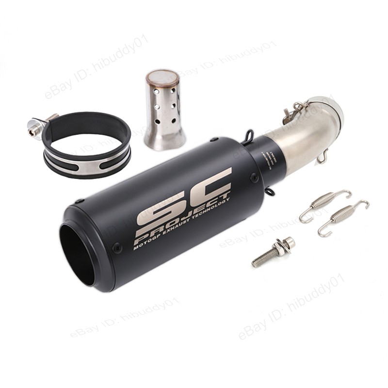 ZX4R 2023-2026 for Kawasaki Ninja ZX4RR ZX25R Slip On Exhaust Black Muffler Tips