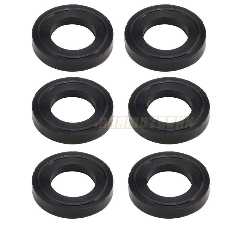 6 Valve Cover Bolt Seal Rubber Mounting For Kawasaki KLR650 ZRX1200 Z1000 KX250F