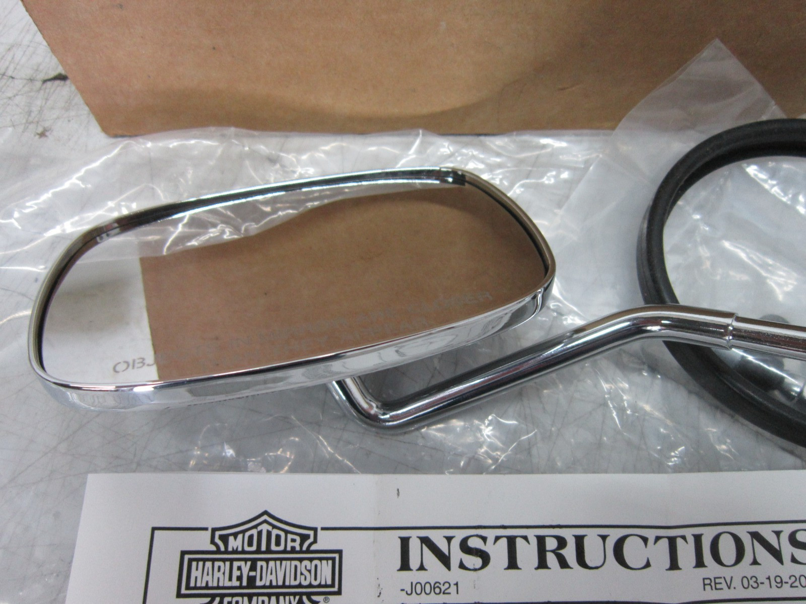 Harley Davidson Mirror Kit Left Short Convex 91892-88A