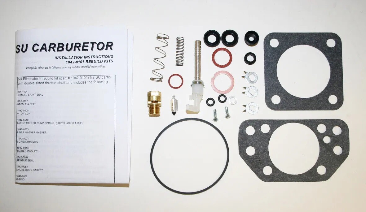 GENUINE Carburetor Rebuild Kit for SU Eliminator II Harley Authorized US Dealer