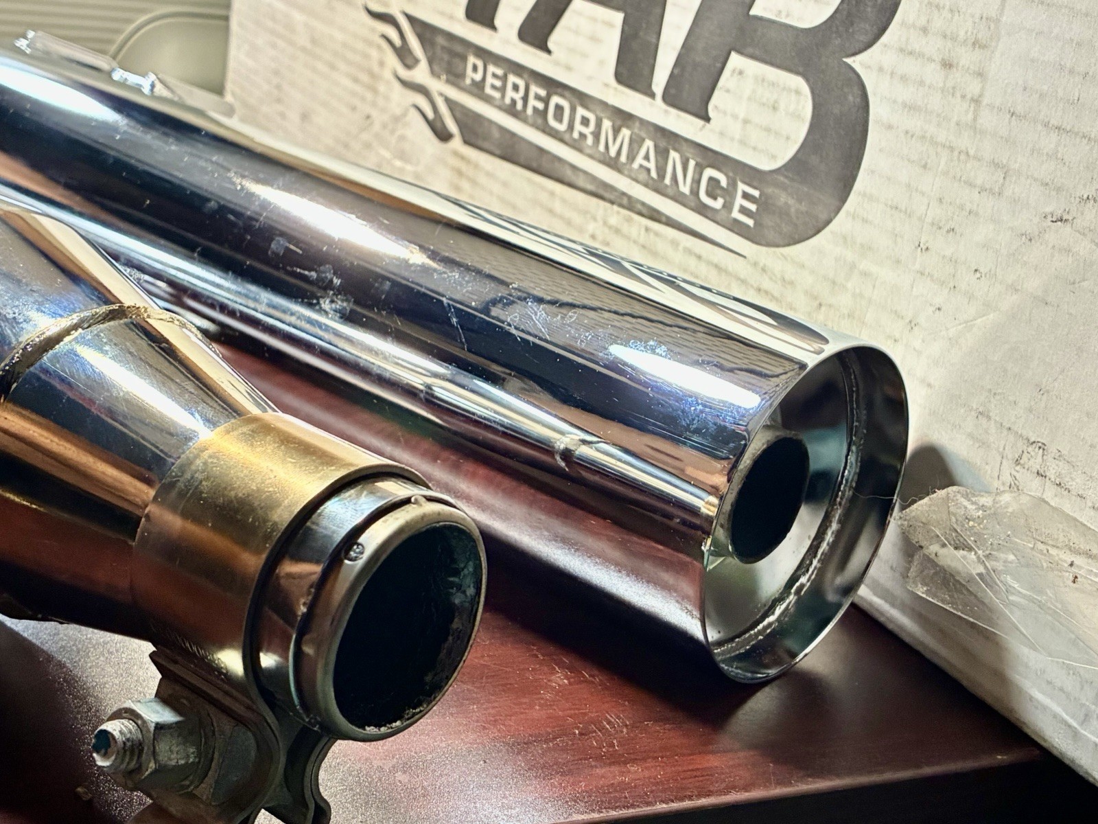 Tab Exhausts Harley Davidson Slip On Exhaust Baffle Chrome Performance Tail Pipe
